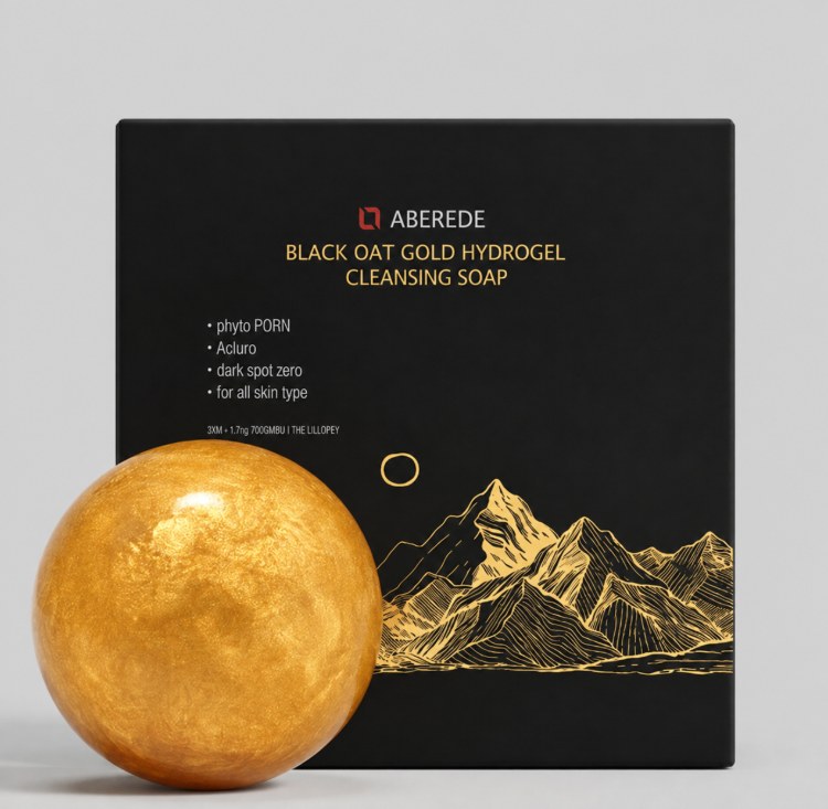 Black Oat Gold Hydrogel Cleansing Soap