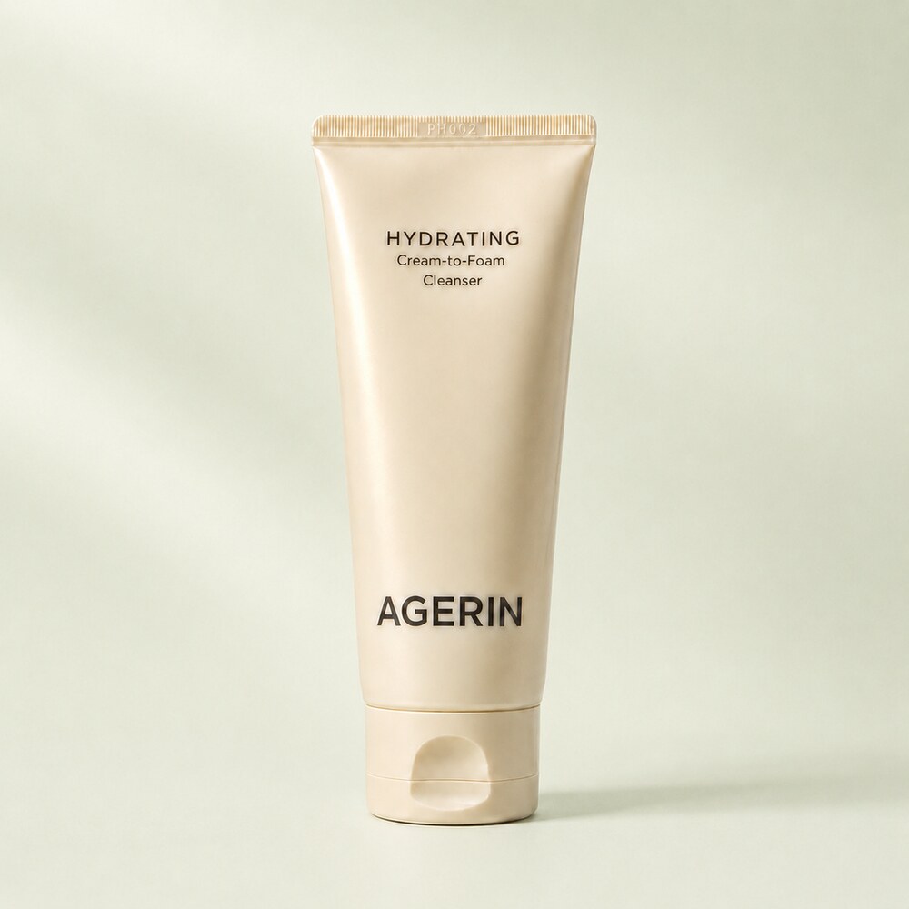 AGERIN Hydrating Cream-to-Foam Cleanser