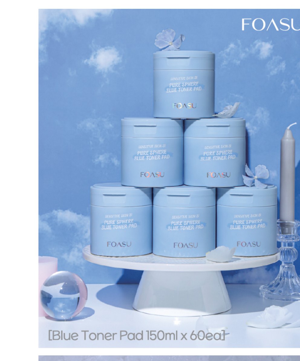 Pure Sphere Blue Toner Pad