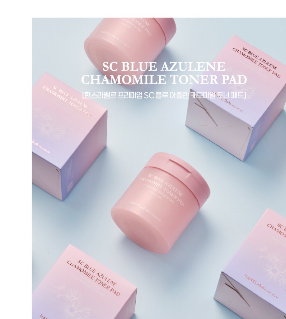 SC Blue Azulene Chamomile Toner Pad
