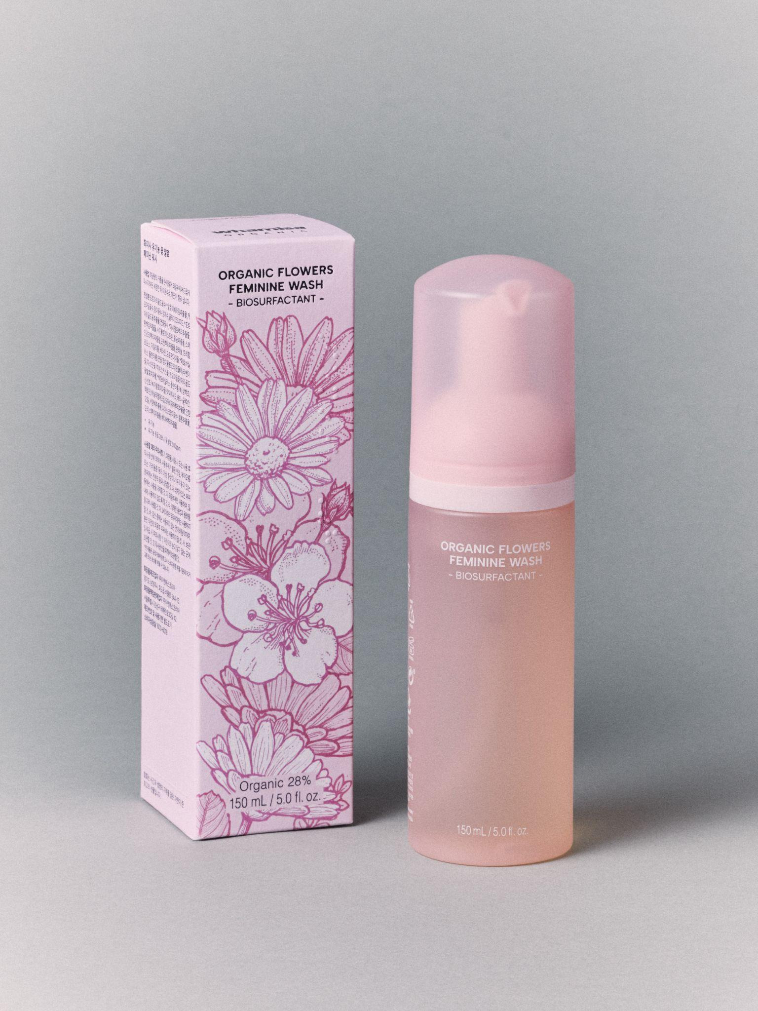 Organic Flowers Feminine Wash Biosurfactant