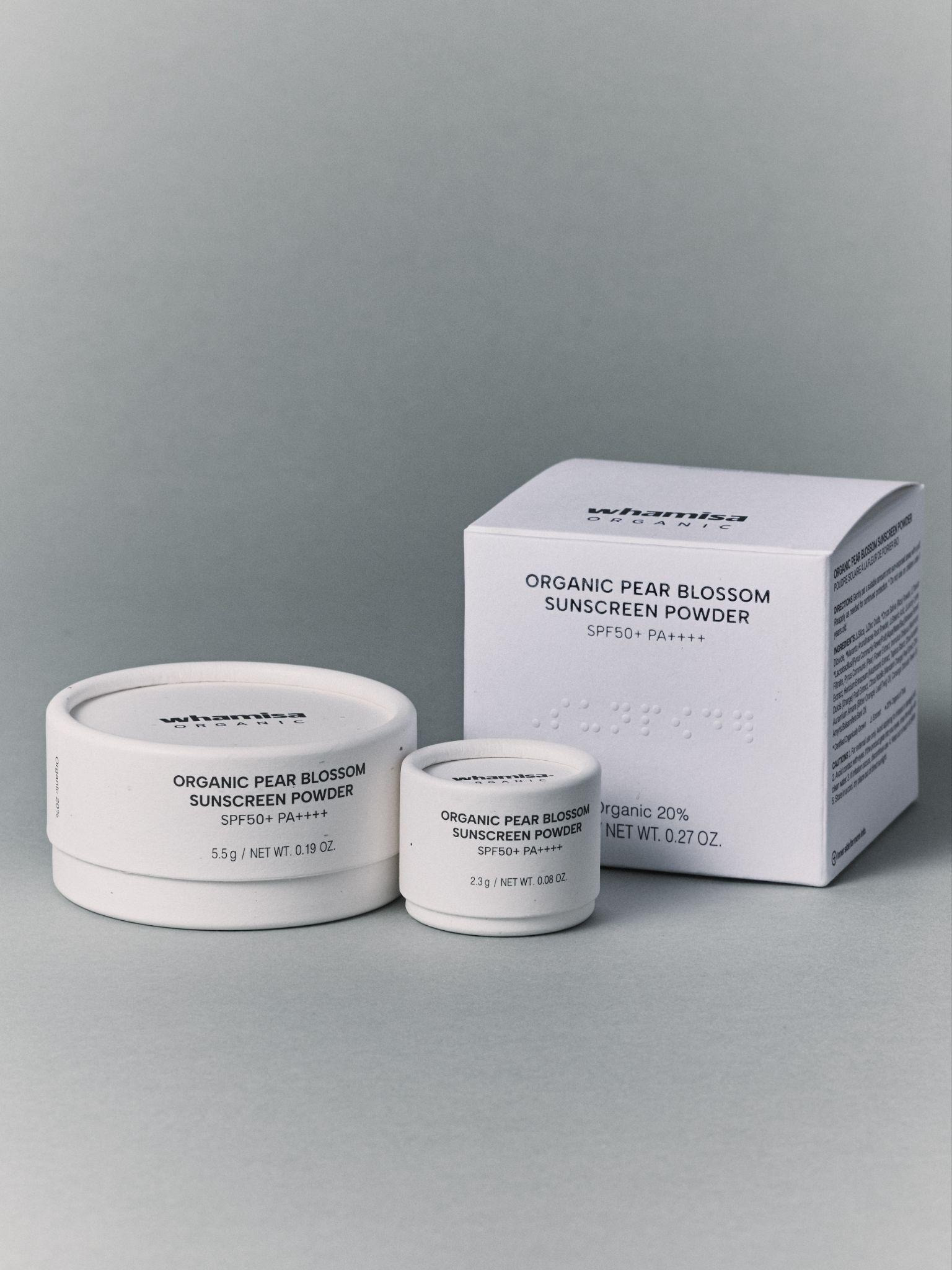 Organic Pear Blossom Sunscreen Powder